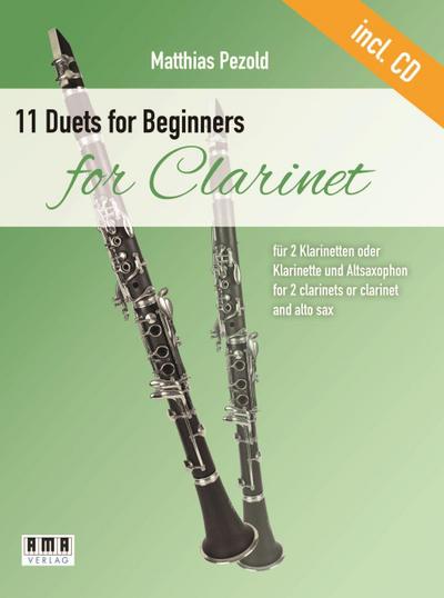 11 Duets for Beginners for Clarinet