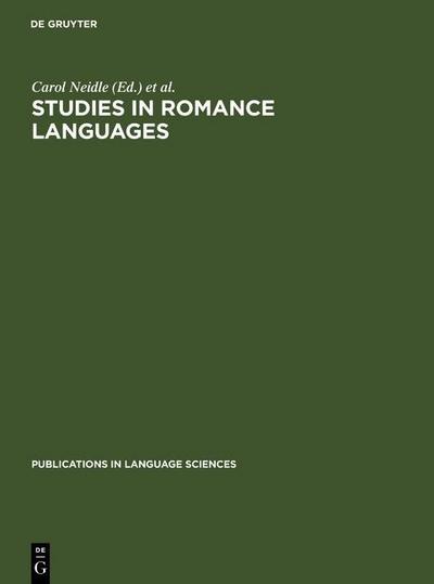 Studies in Romance Languages
