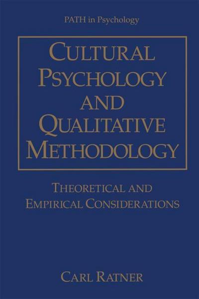 Cultural Psychology and Qualitative Methodology
