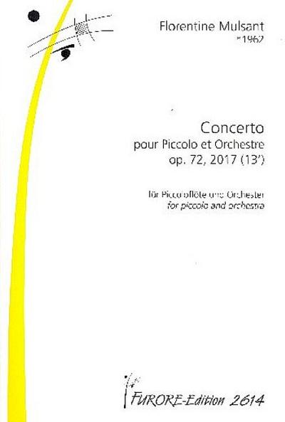 Concerto op.72für Piccoloflöte und Orchester