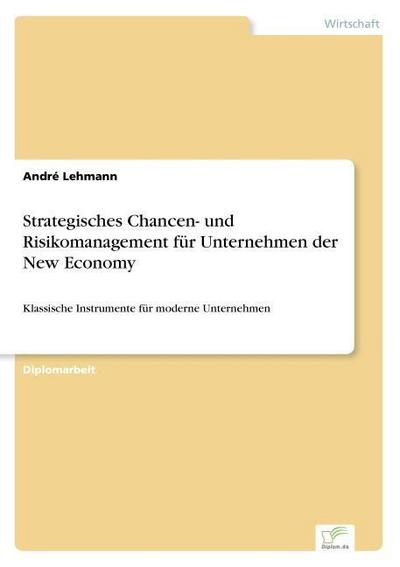Strategisches Chancen- und Risikomanagement für Unternehmen der New Economy