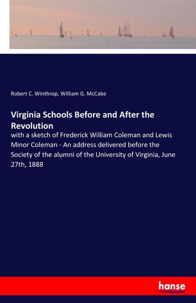 Virginia Schools Before and After the Revolution