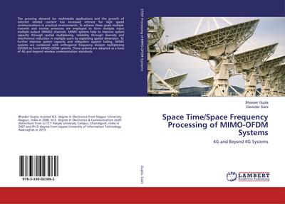 Space Time/Space Frequency Processing of MIMO-OFDM Systems