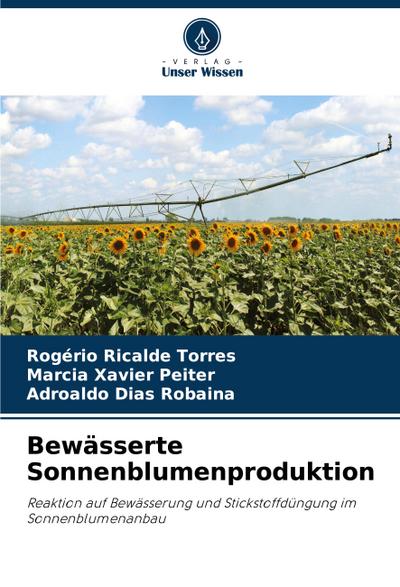 Bewässerte Sonnenblumenproduktion