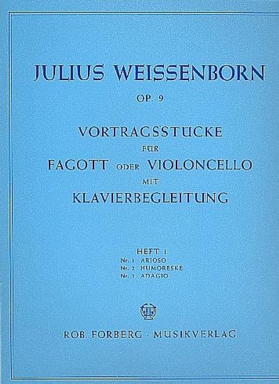 Vortragsstücke op.9 Band 1für Fagott und Klavier