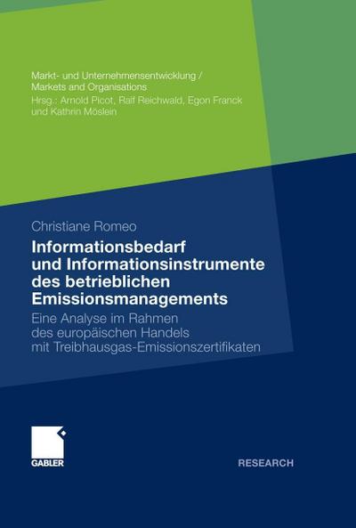 Informationsbedarf und Informationsinstrumente des betrieblichen Emissionsmanagements