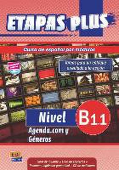 Etapas Plus B1.1 Libro del Alumno/Ejercicios + CD. Agenda.com Y Géneros