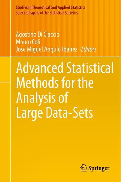 Advanced Statistical Methods for the Analysis of Large Data-Sets