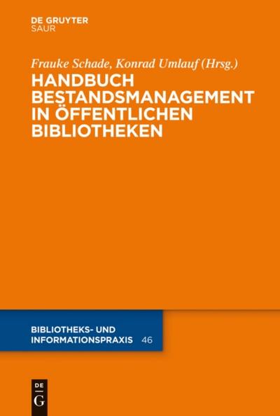 Handbuch Bestandsmanagement in Öffentlichen Bibliotheken