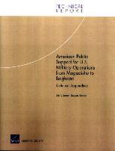 American Public Support for U.S. Military Operations from Mogadishu to Baghdad