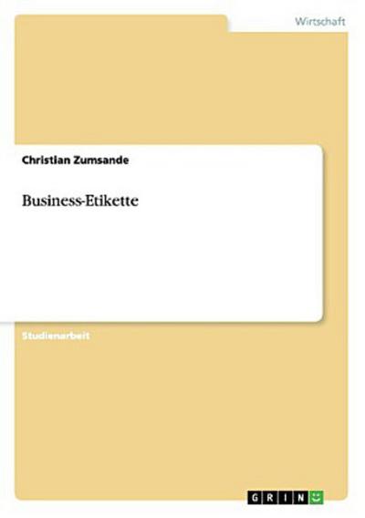 Business-Etikette