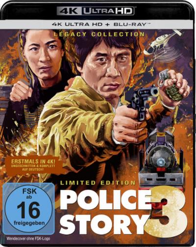 Police Story 3 4K - Legacy Collection, 1 4K UHD-Blu-ray + 1 Blu-ray (Limited Edition)