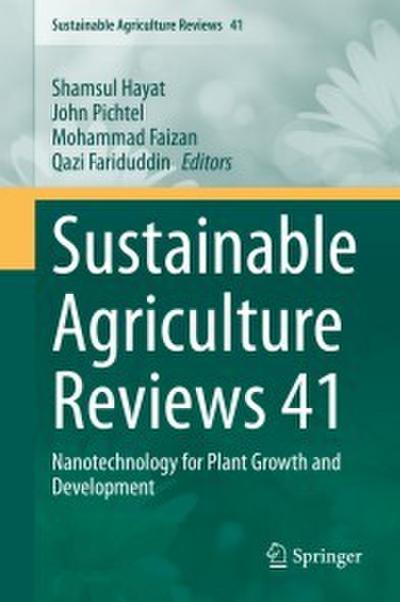 Sustainable Agriculture Reviews 41