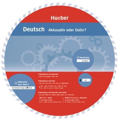 Deutsch – Akkusativ oder Dativ?: Wheel – Deutsch – Akkusativ oder Dativ?