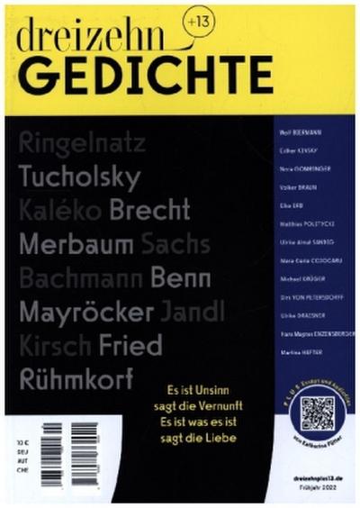 dreizehn +13 Gedichte, blau