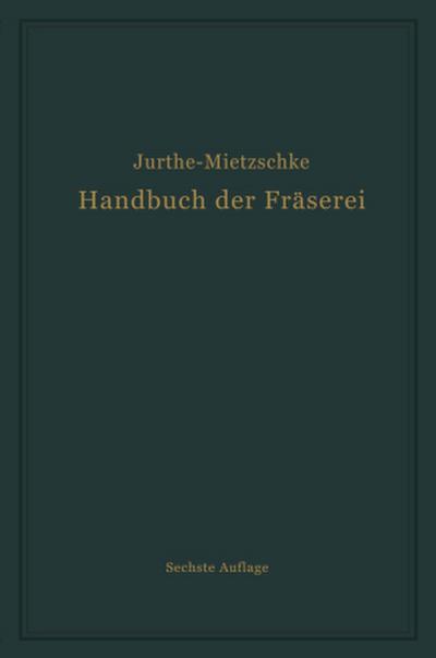 Handbuch der Fräserei