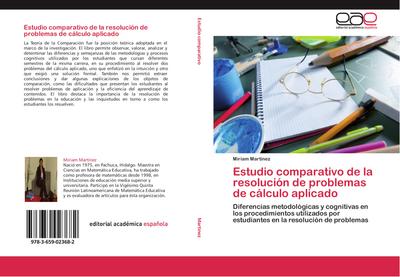 Estudio comparativo de la resolución de problemas de cálculo aplicado