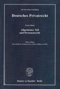 Deutsches Privatrecht 1