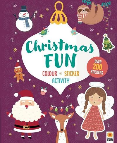 Color, Sticker, Activity Christmas: Christmas Fun