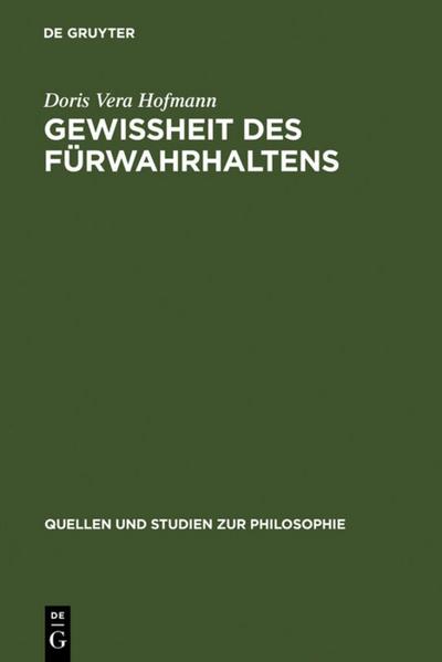 Gewißheit des Fürwahrhaltens