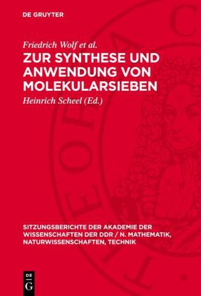 Zur Synthese und Anwendung von Molekularsieben