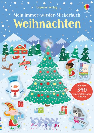 Mein Immer-wieder-Stickerbuch: Weihnachten