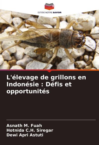 L’élevage de grillons en Indonésie : Défis et opportunités