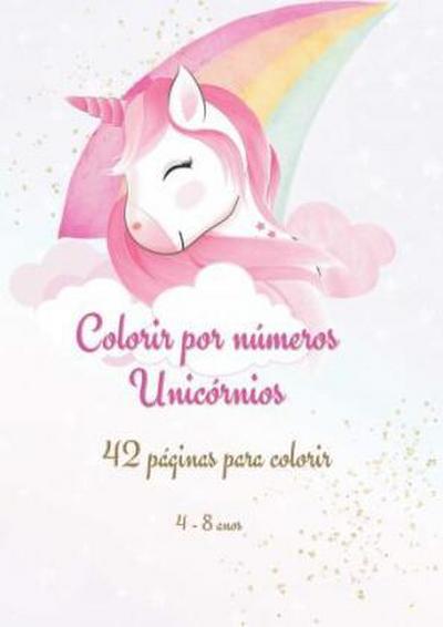 Colorir por números Unicórnios