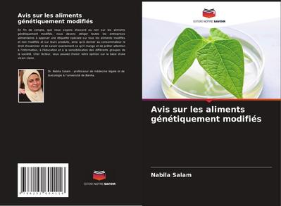 Avis sur les aliments génétiquement modifiés