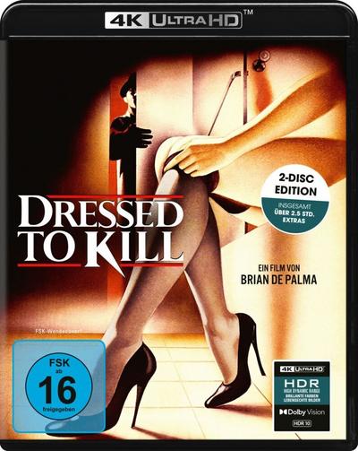 Dressed to Kill,2 Blu-ray (2-Disc Edition - UHD-Blu-ray + Blu-ray)