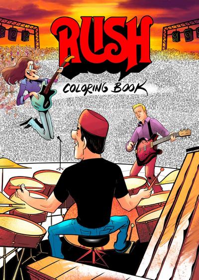 Calcano, D: RUSH Coloring Book