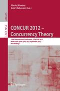 CONCUR 2012- Concurrency Theory