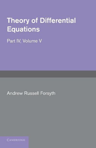 Theory of Differential Equations