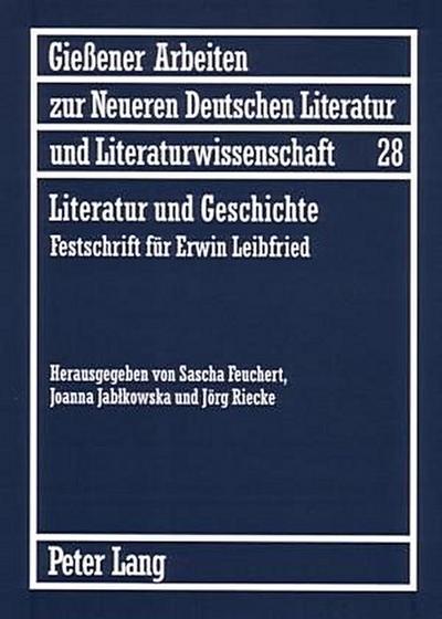 Literatur und Geschichte