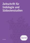 Zeitschrift für Indologie und Südasienstudien, Band 32 (2015) / 33 (2016)
