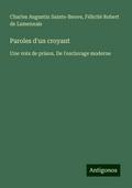 Paroles d’un croyant