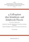 2.Colloquium Über Schaltkreis- und Schaltwerk-Theorie