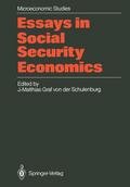 Essays in Social Security Economics