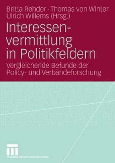 Interessenvermittlung in Politikfeldern