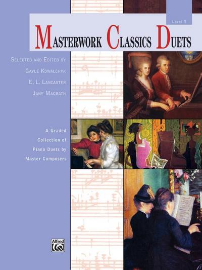 Masterwork Classics Duets, piano 4 hands. Level.3