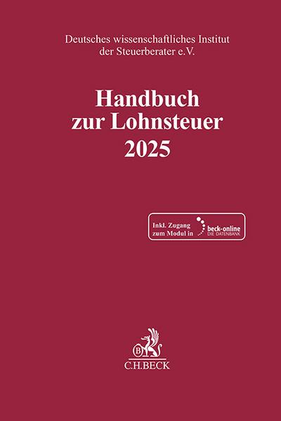 Handbuch zur Lohnsteuer 2025. LSt 2025