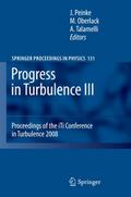Progress in Turbulence III