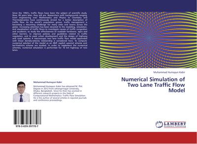 Numerical Simulation of Two Lane Traffic Flow Model