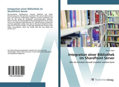 Integration einer Bibliothek im SharePoint Server