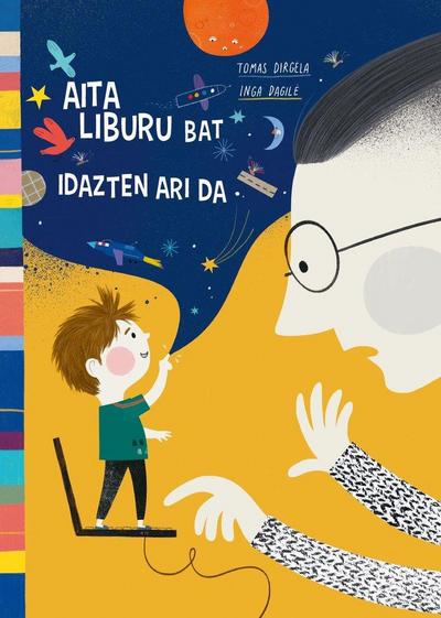 Aita liburu bat idazten ari da