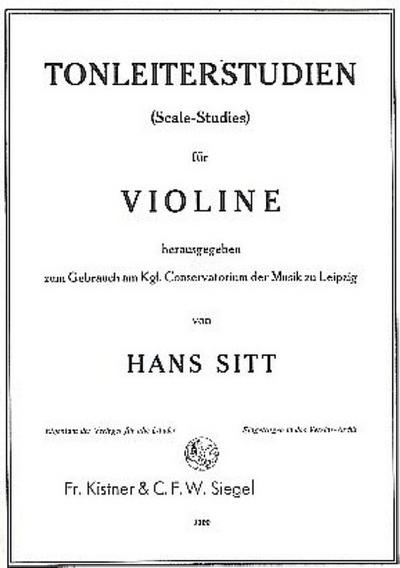 Tonleiterstudienfür Violine