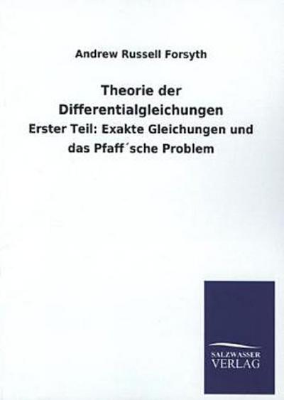 Theorie der Differentialgleichungen