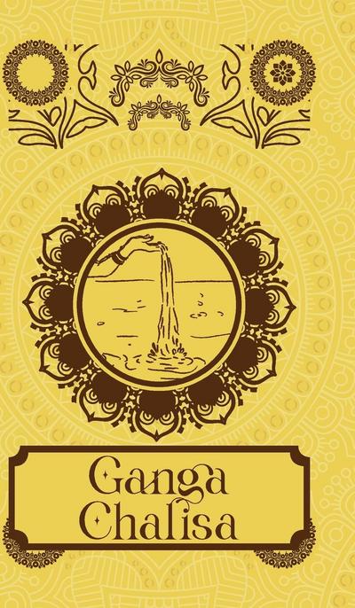 Ganga Chalisa [Premium Hardbound Edition] (In English and Hindi)