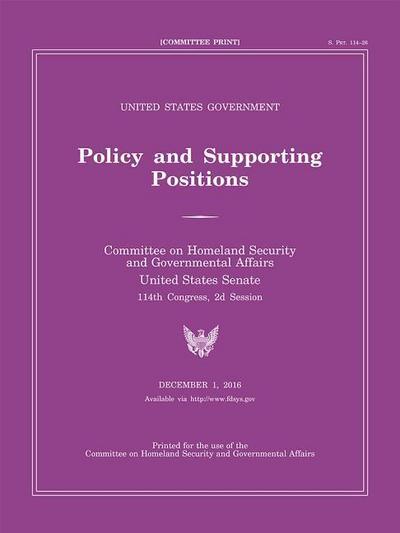 US GOVERNMENT POLICY & SUPPORT