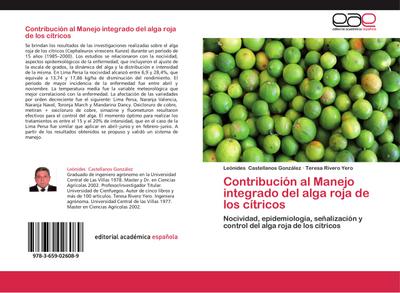 Contribución al Manejo integrado del alga roja de los cítricos